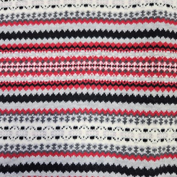 Talbots Womens Plus Size 1X Cardigan Sweater Fair Isle Lambswool Holiday Nordic - Picture 6 of 13